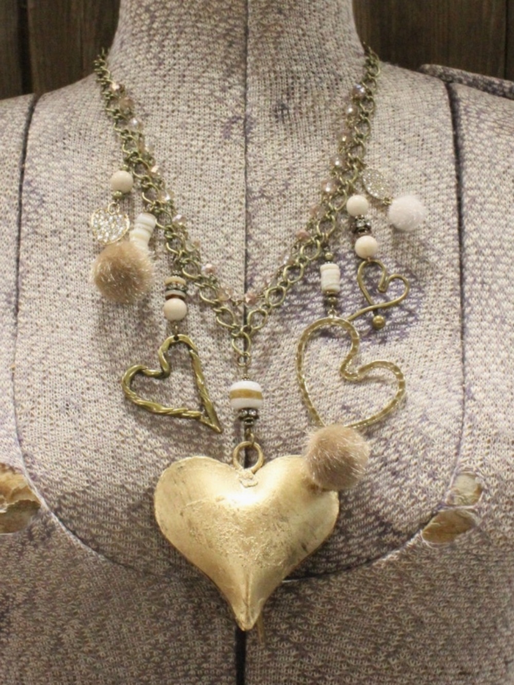 🎉 BOHO Expressing My Love For You Charm'd Necklace